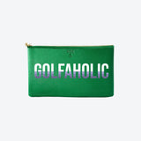 #5 Green Golfaholic Clutch