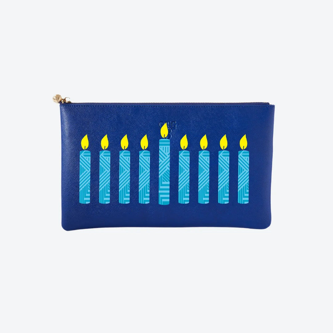 #5 Navy Candle Clutch