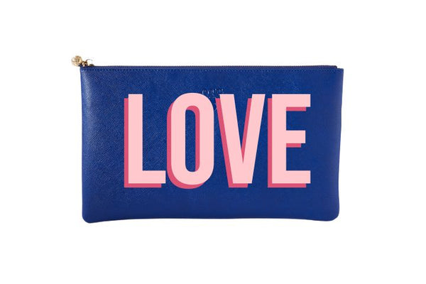 #5 Navy Love Clutch