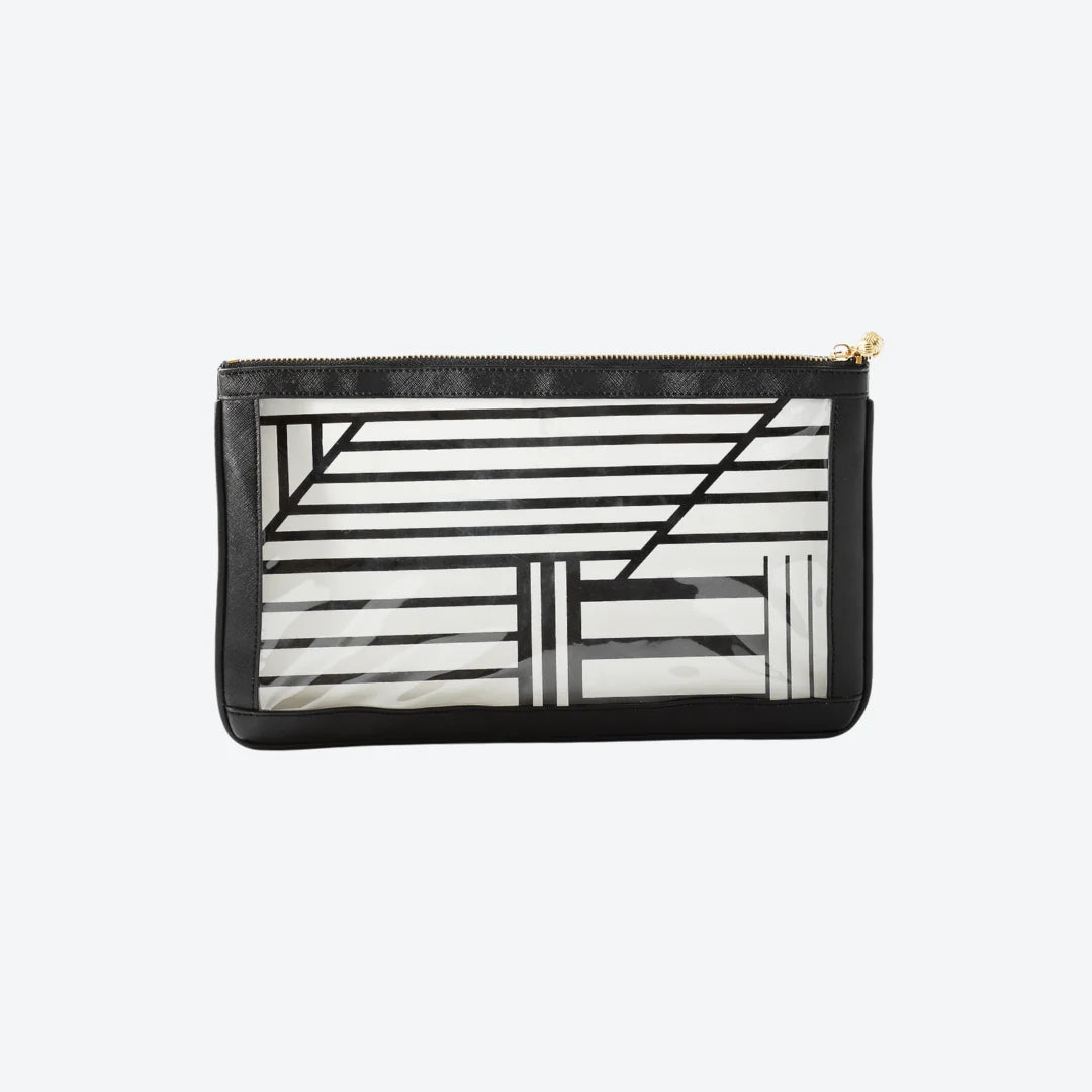 #5 Nudie Black Clutch, front view