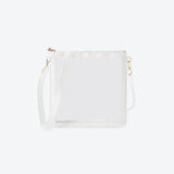 #6 Double Nudie White Crossbody