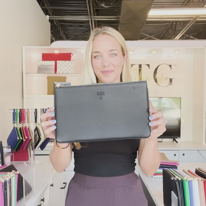 Load video: #5 Nudie Black Clutch