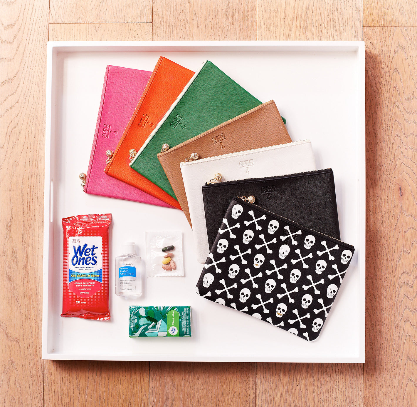 #4 Nudie Green Pouch
